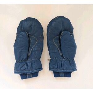 Vintage Aris Mittens Mens Medium Blue Leather